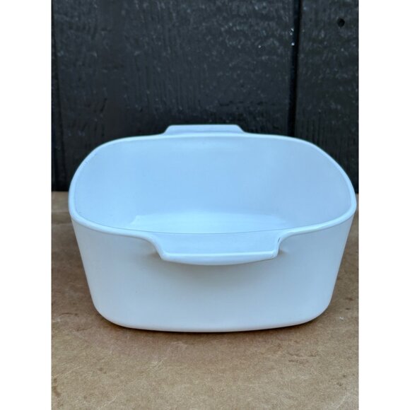 Vintage Sunsations Corning Ware Ceramic Baking Dish Sunflower Blue Gingham 1.5 L - Picture 3 of 9